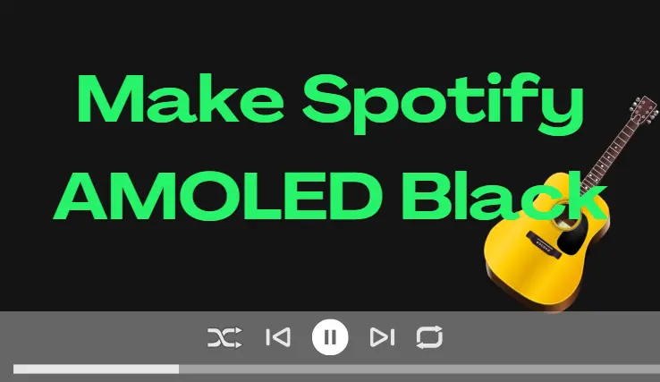 How to Make Spotify AMOLED Black